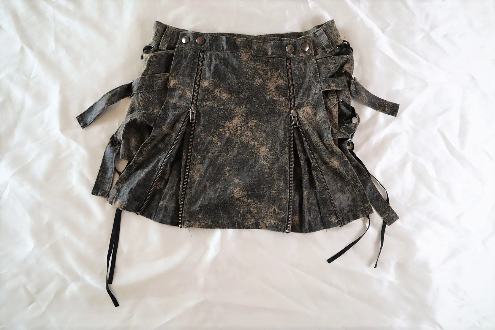 ☩ BPN ☩ POST APOCALYPTIC SKIRT LAYERED PANTS ☩