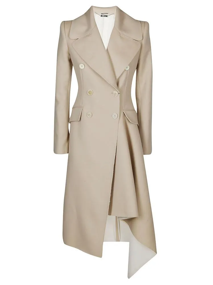 Alexander McQueen Asymmetric Coat