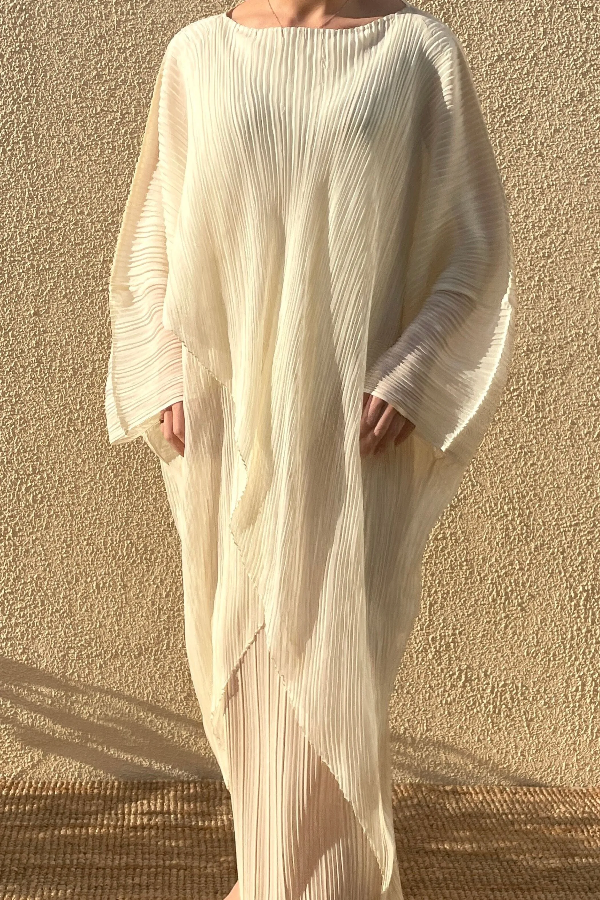 Althea Double Layer Pleated Dress