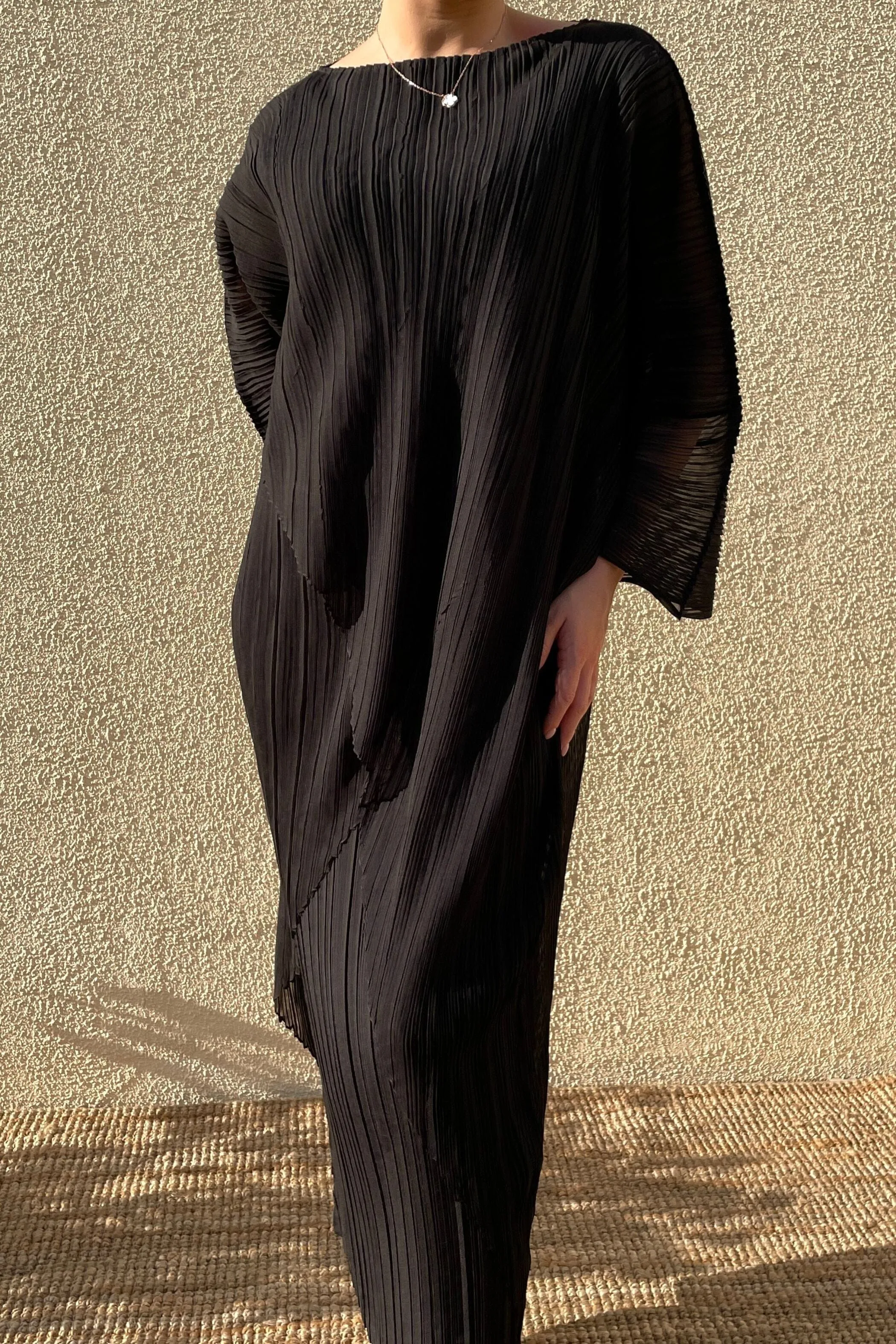 Althea Double Layer Pleated Dress