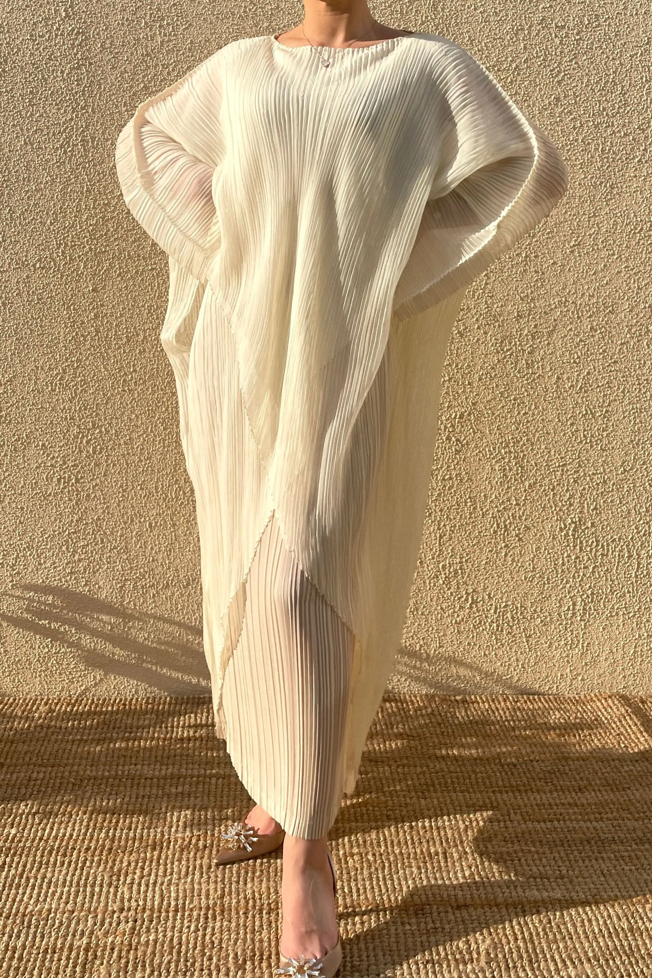 Althea Double Layer Pleated Dress