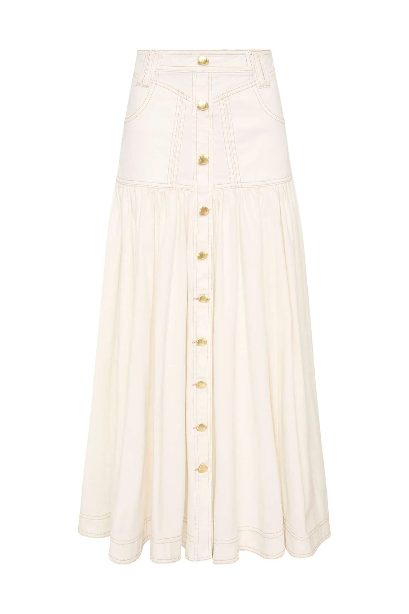 Belmond Denim Midi Skirt