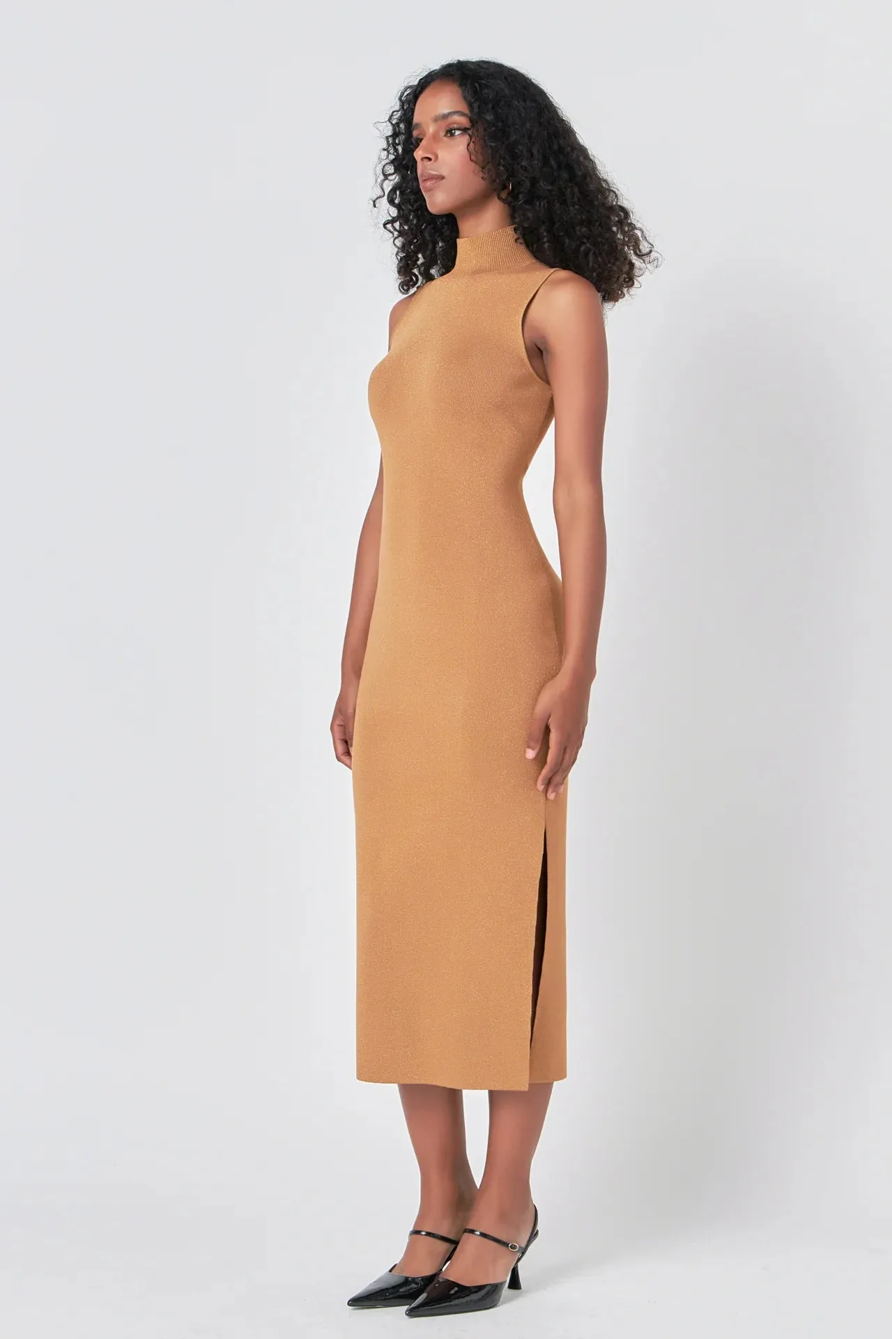 Camel Birdie Dress