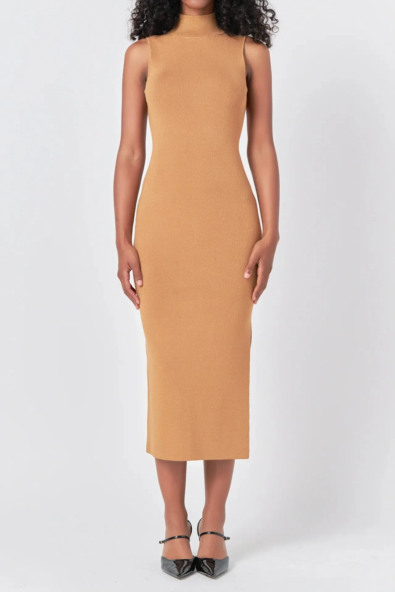 Camel Birdie Dress