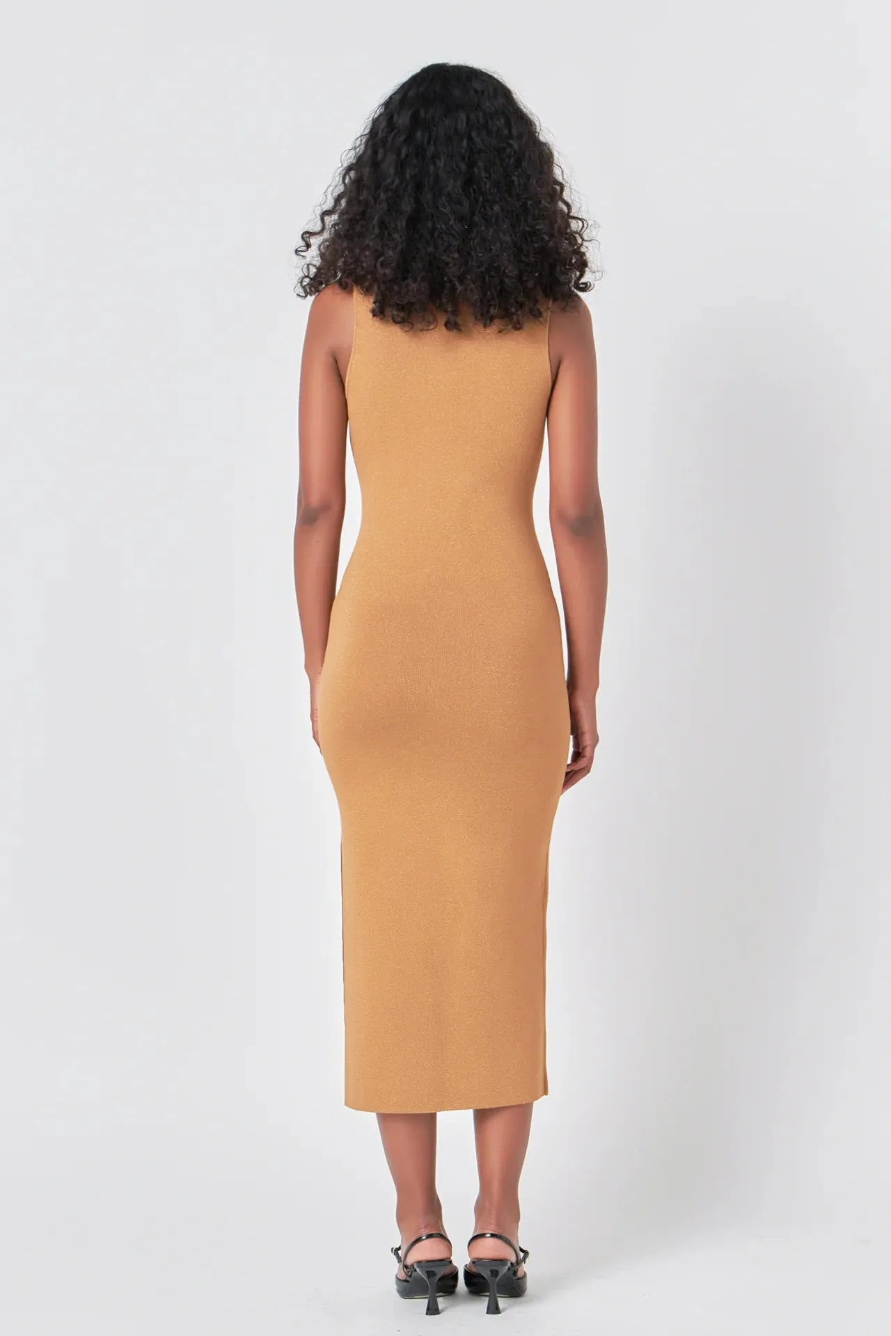 Camel Birdie Dress