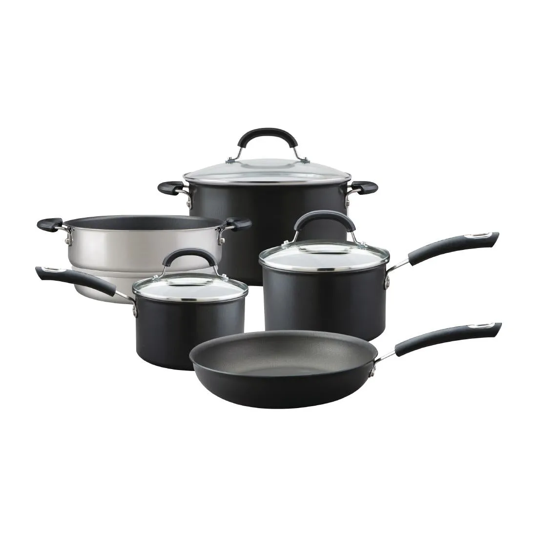 Circulon Total Hard Anodised Aluminium Non-Stick Pan (Set of 5) - FT628