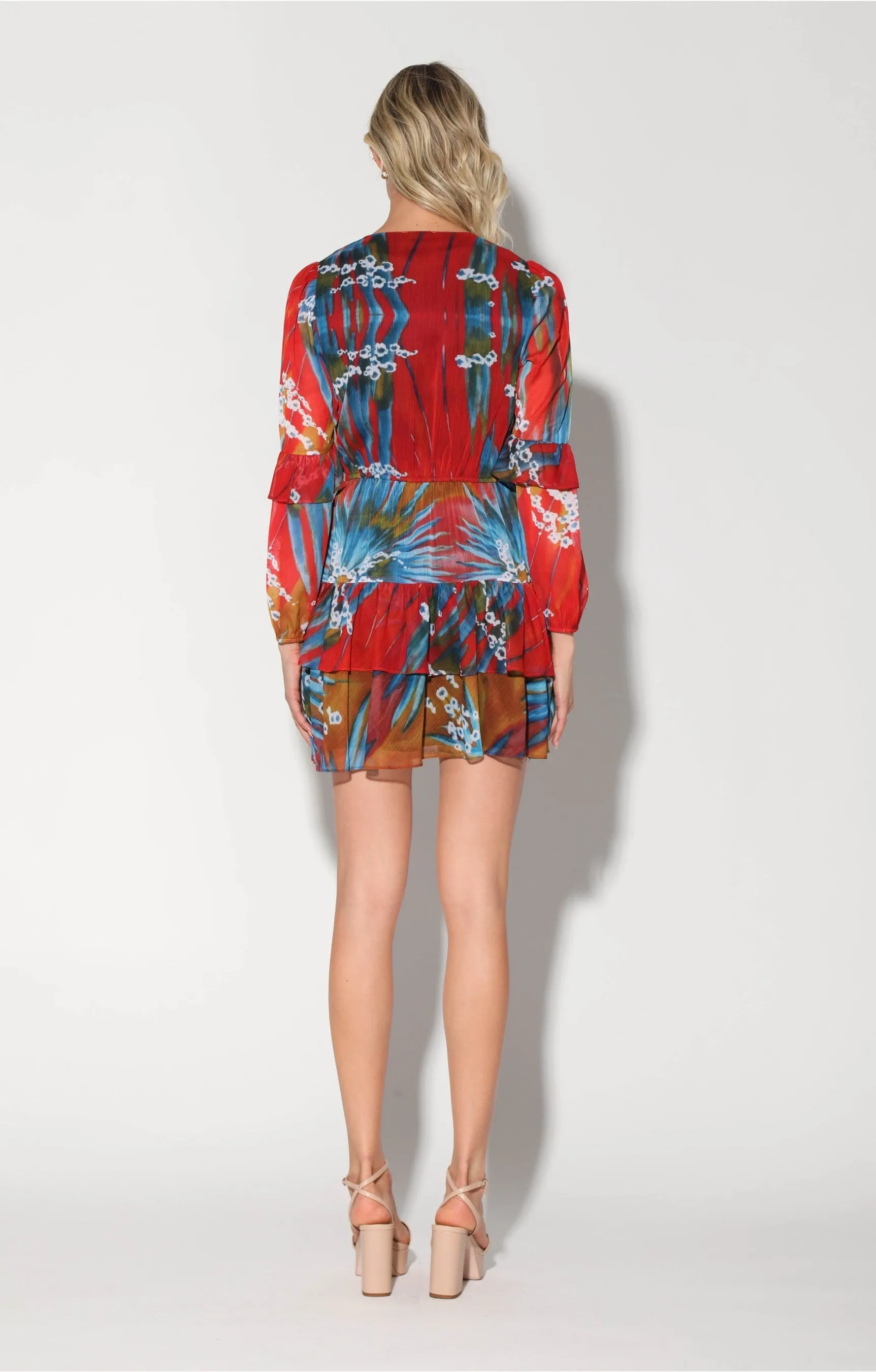 Devina Dress, Rio Palm by Walter Baker