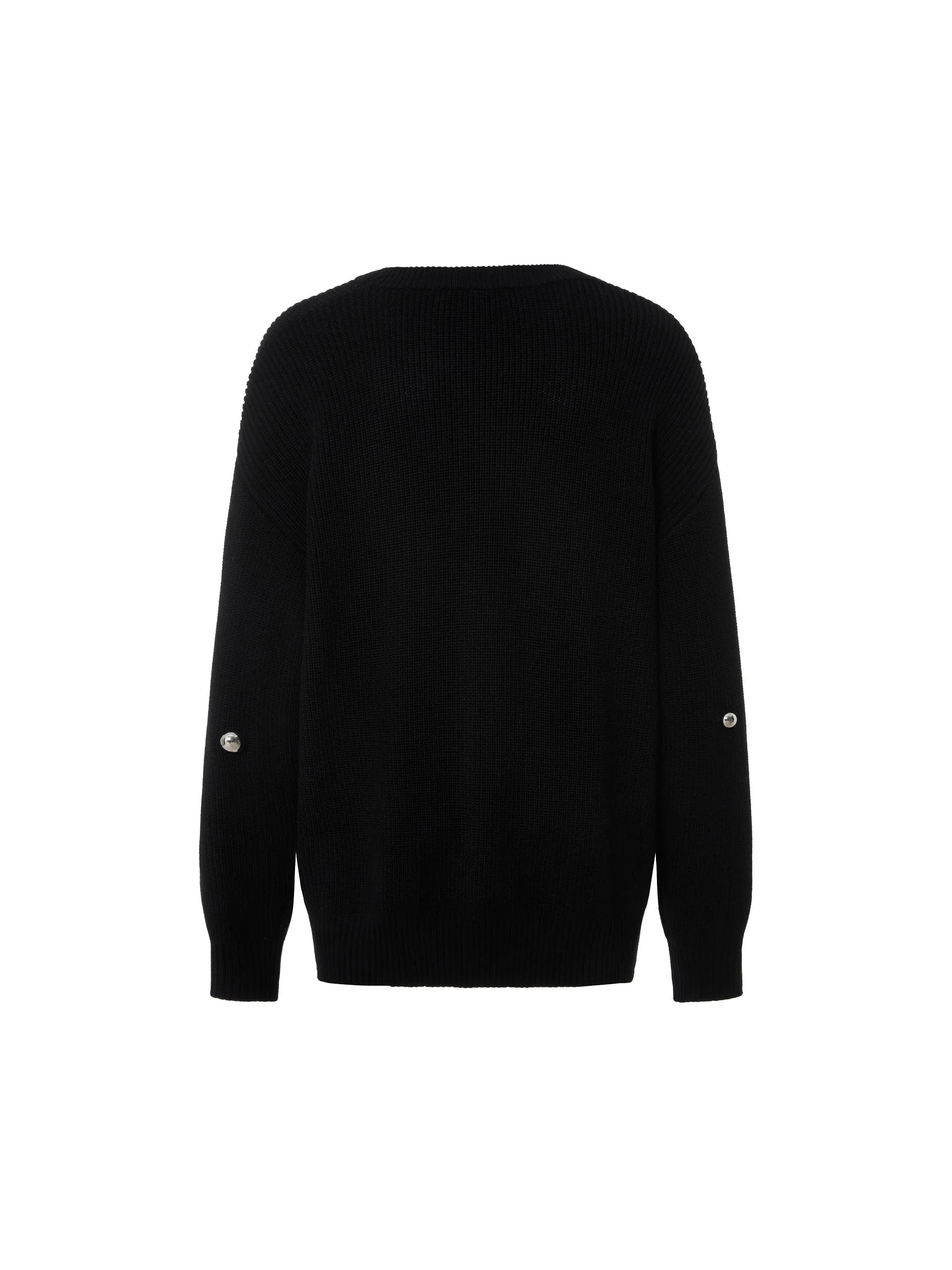 Drop Shoulder Knit Pullover