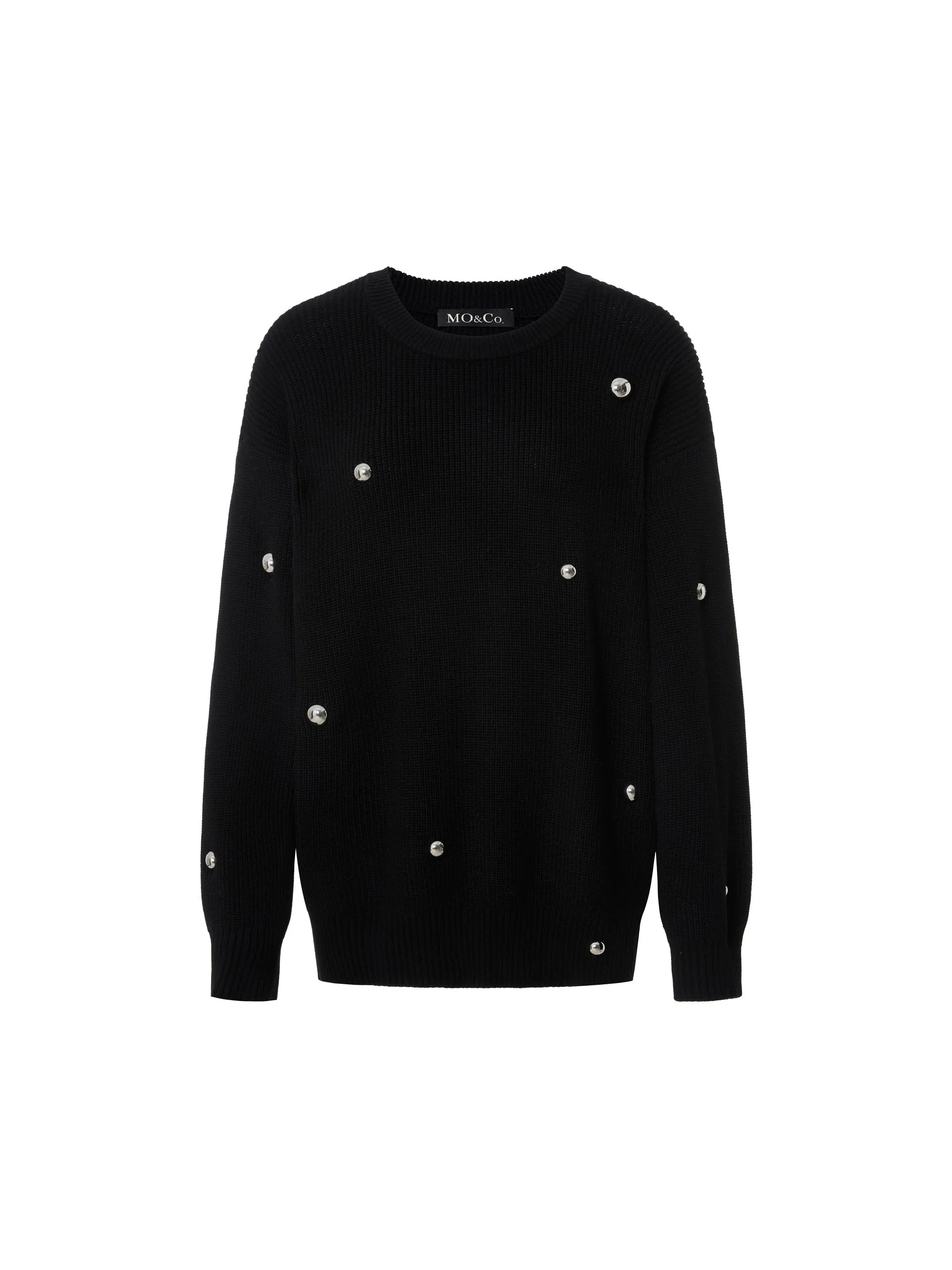 Drop Shoulder Knit Pullover