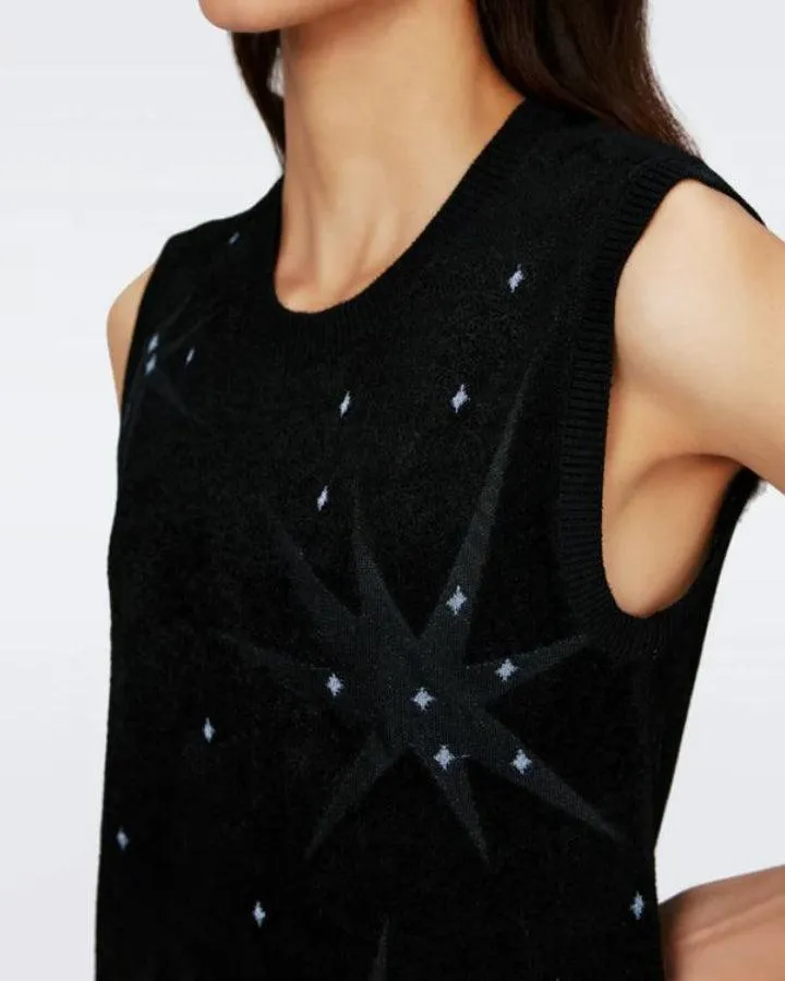 DVF Claudina Knit Jacquard Dress