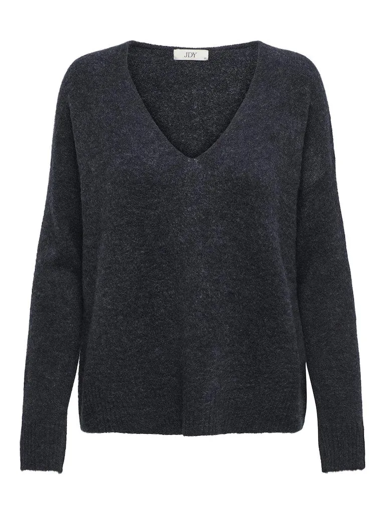 Elenora V-Neck Pullover - Night Sky