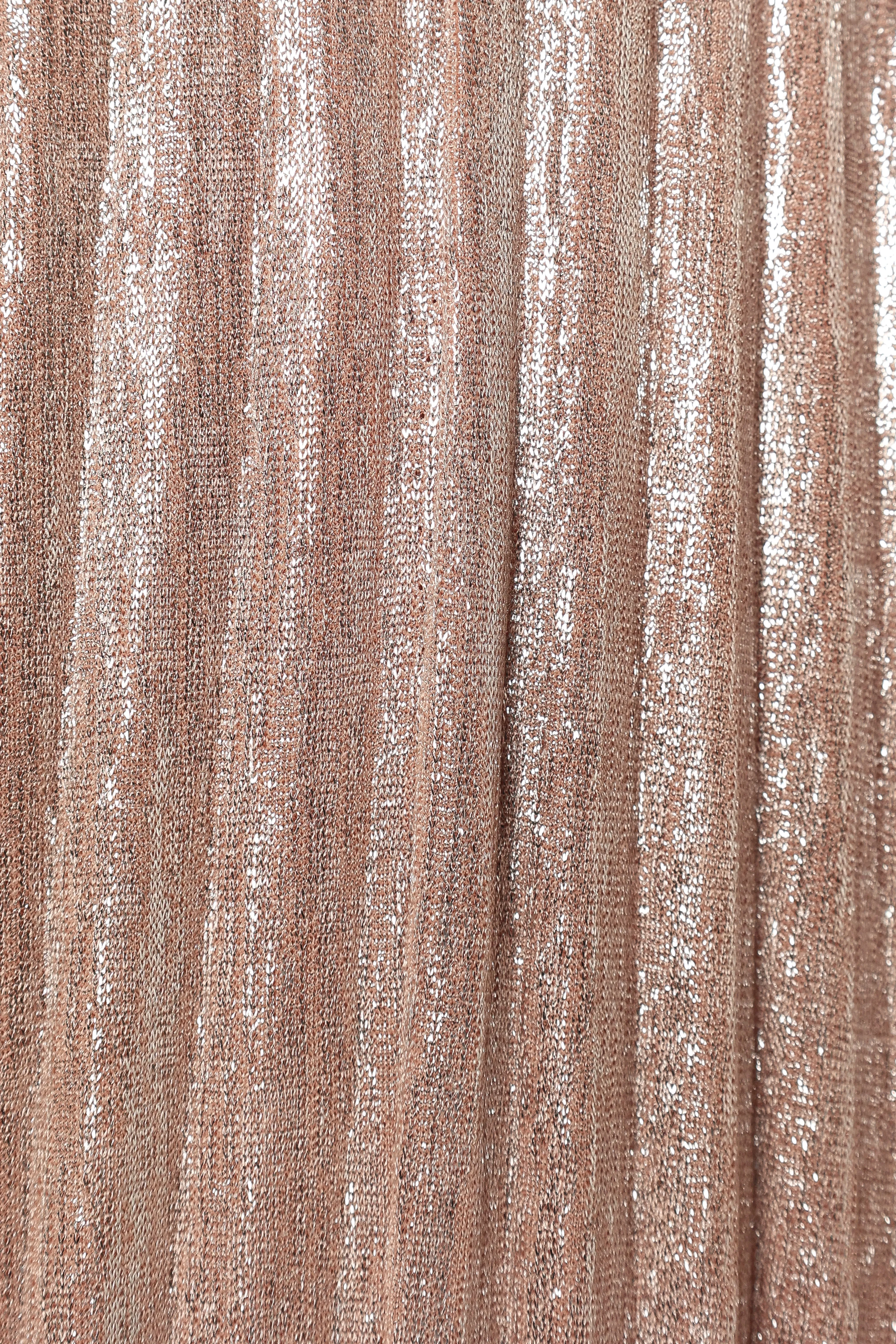 Elyse Plisse Midi Skirt - Blush