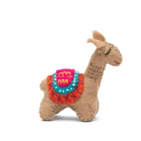 Experience Joyful Playtime with the Llama Felt Toy - 5 pairs different colors