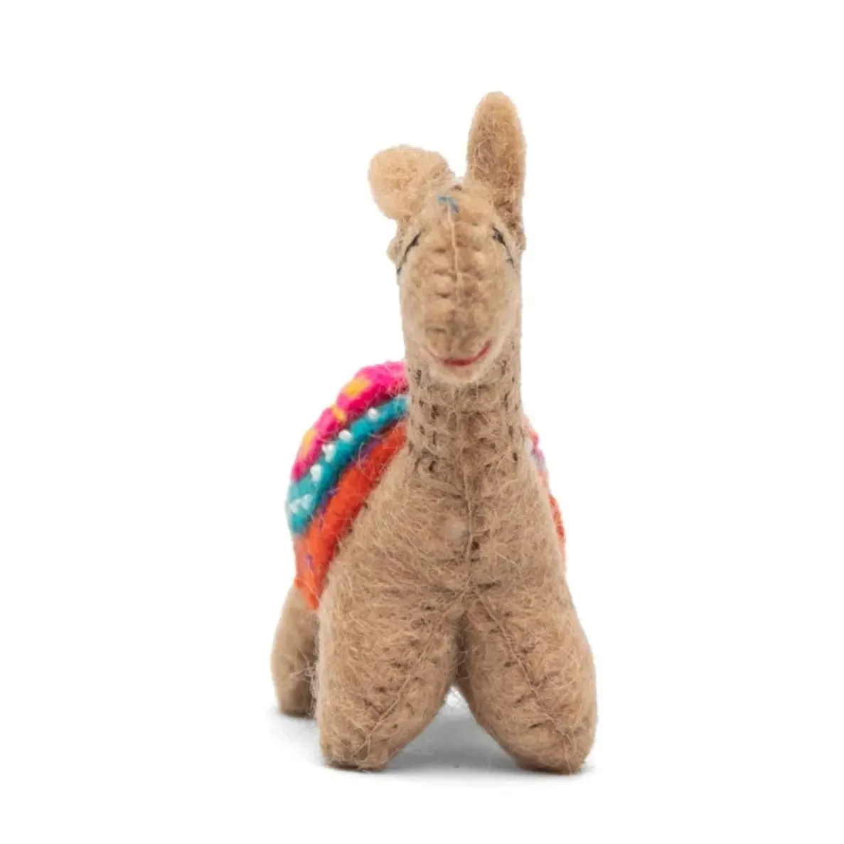 Experience Joyful Playtime with the Llama Felt Toy - 5 pairs different colors