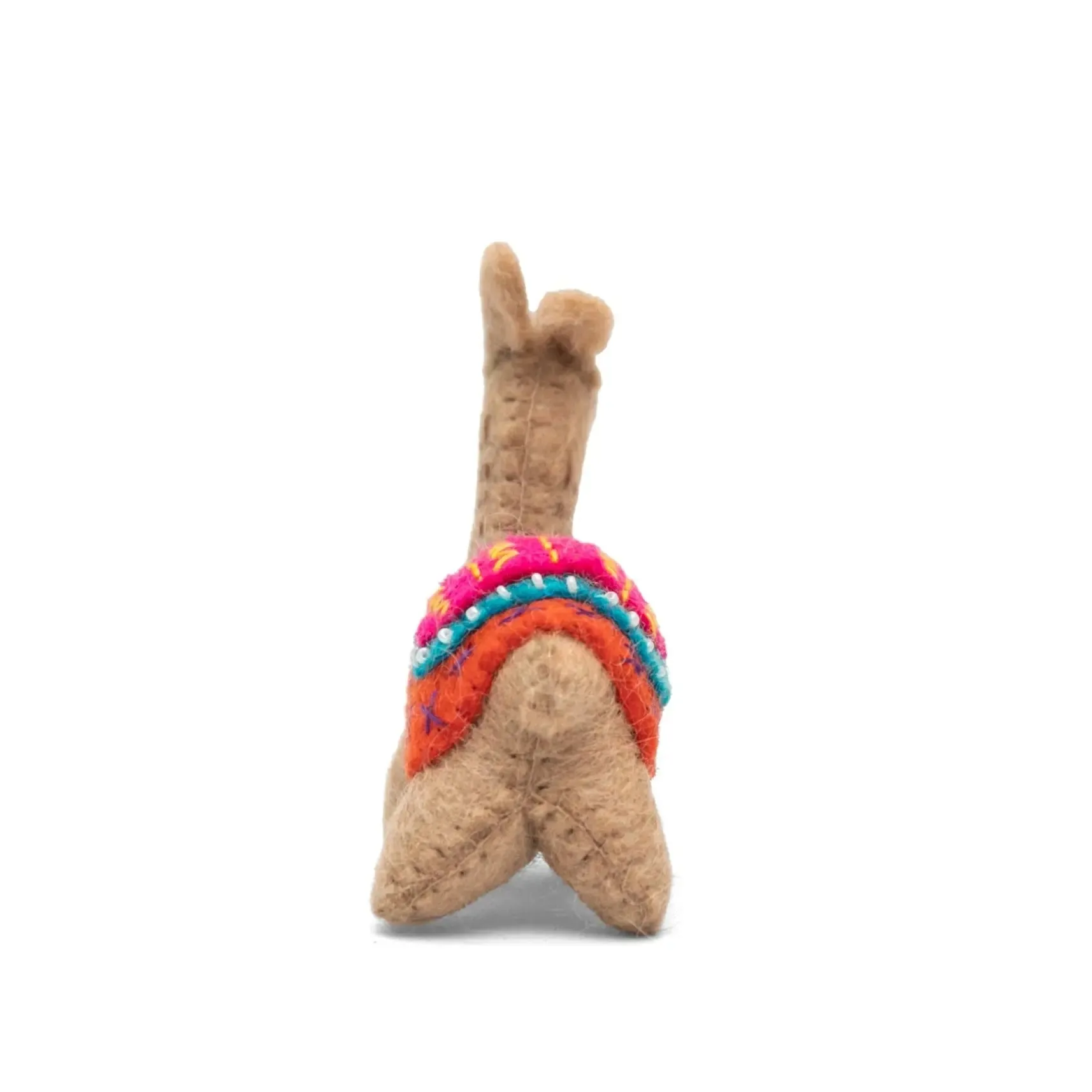 Experience Joyful Playtime with the Llama Felt Toy - 5 pairs different colors