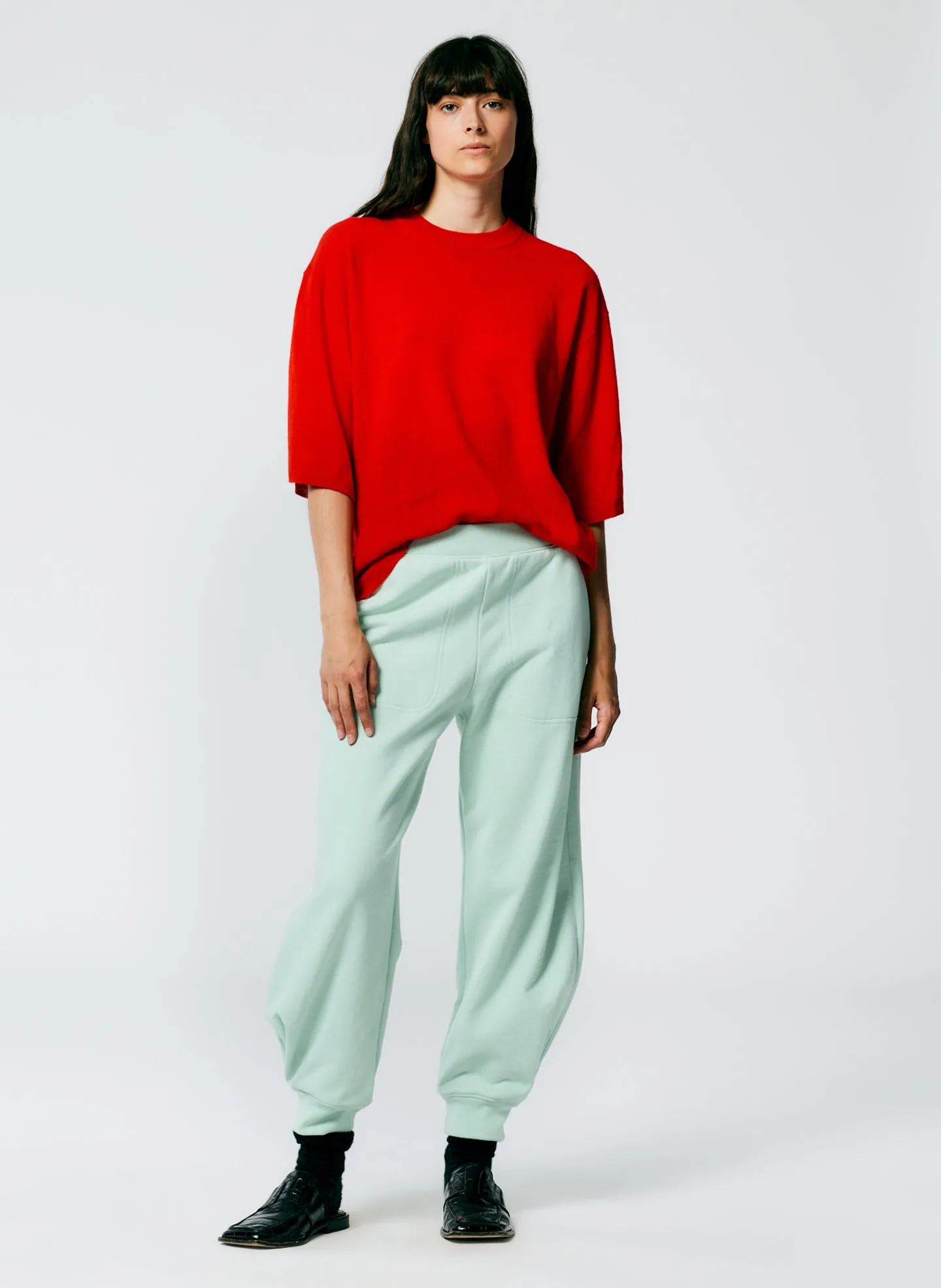 Feather Weight Cashmere Oversized Easy T-Shirt