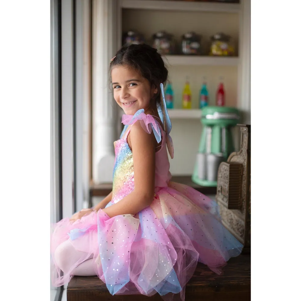 Great Pretenders Rainbow Fairy Dress & Wings