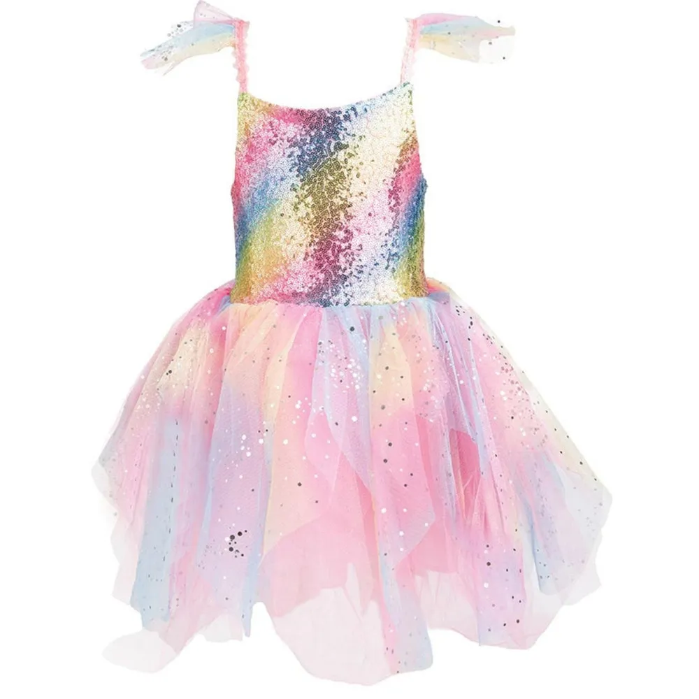 Great Pretenders Rainbow Fairy Dress & Wings
