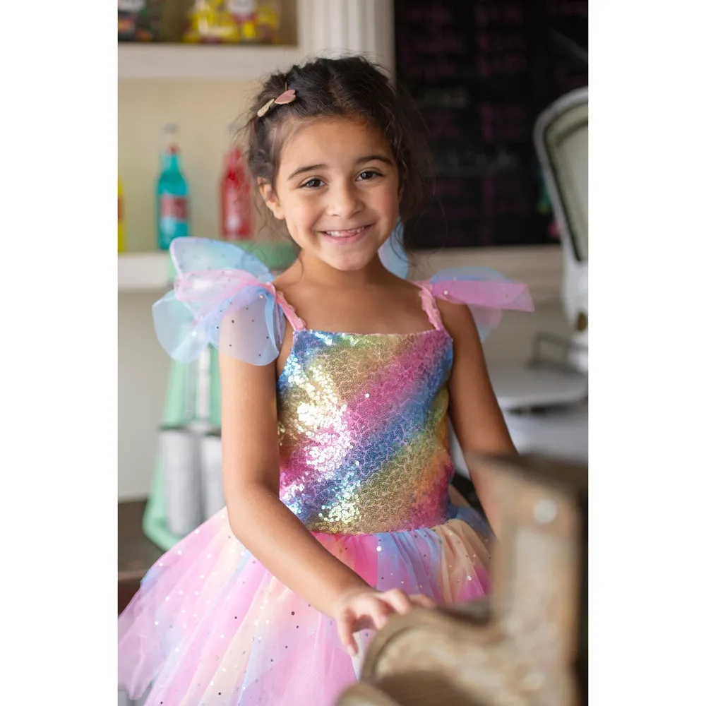 Great Pretenders Rainbow Fairy Dress & Wings
