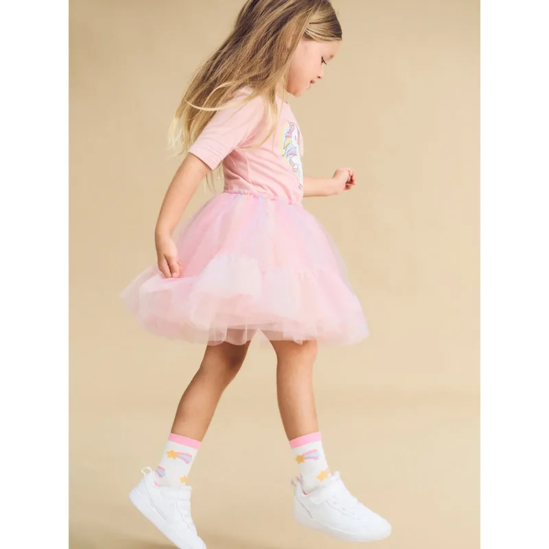 Huxbaby Rainbow Unicorn Ballet Dress