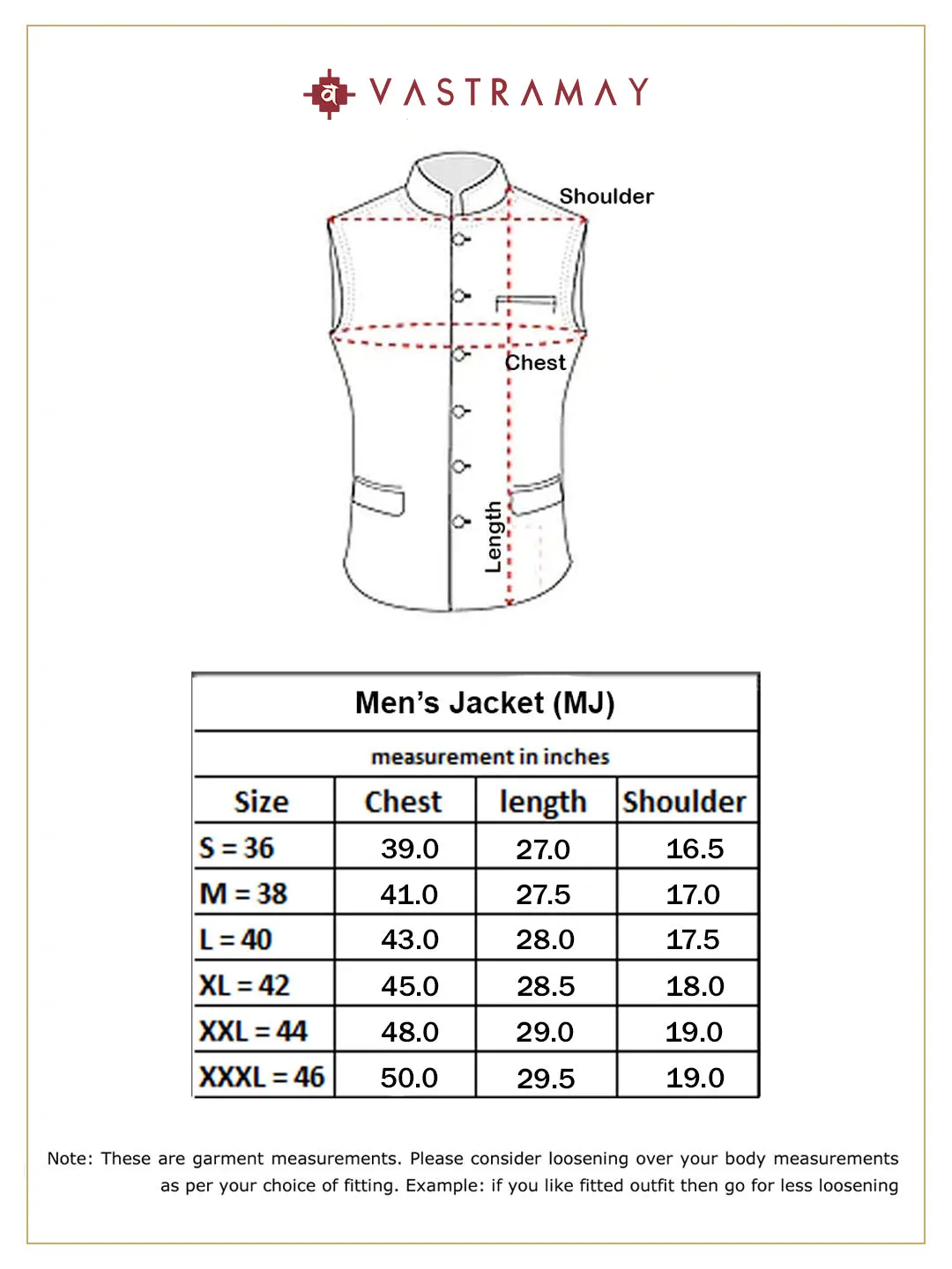 Jashvi Men's Blue Checked And Angrakha Pattern Classic Nehru Jacket