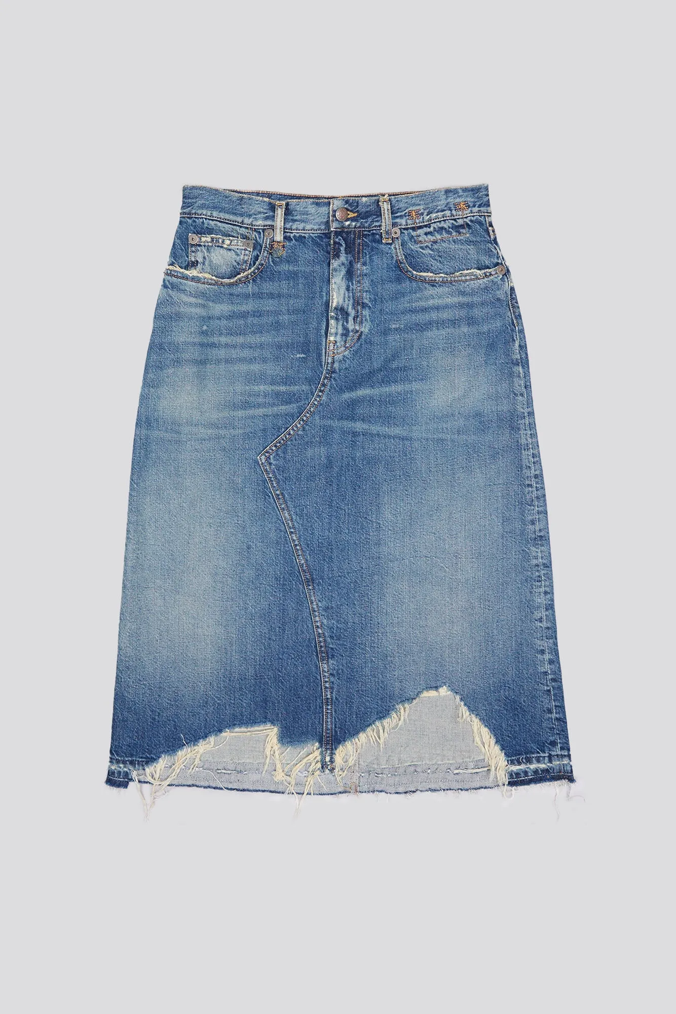 JESSE SKIRT - GARNET BLUE