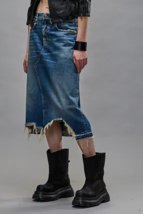 JESSE SKIRT - GARNET BLUE