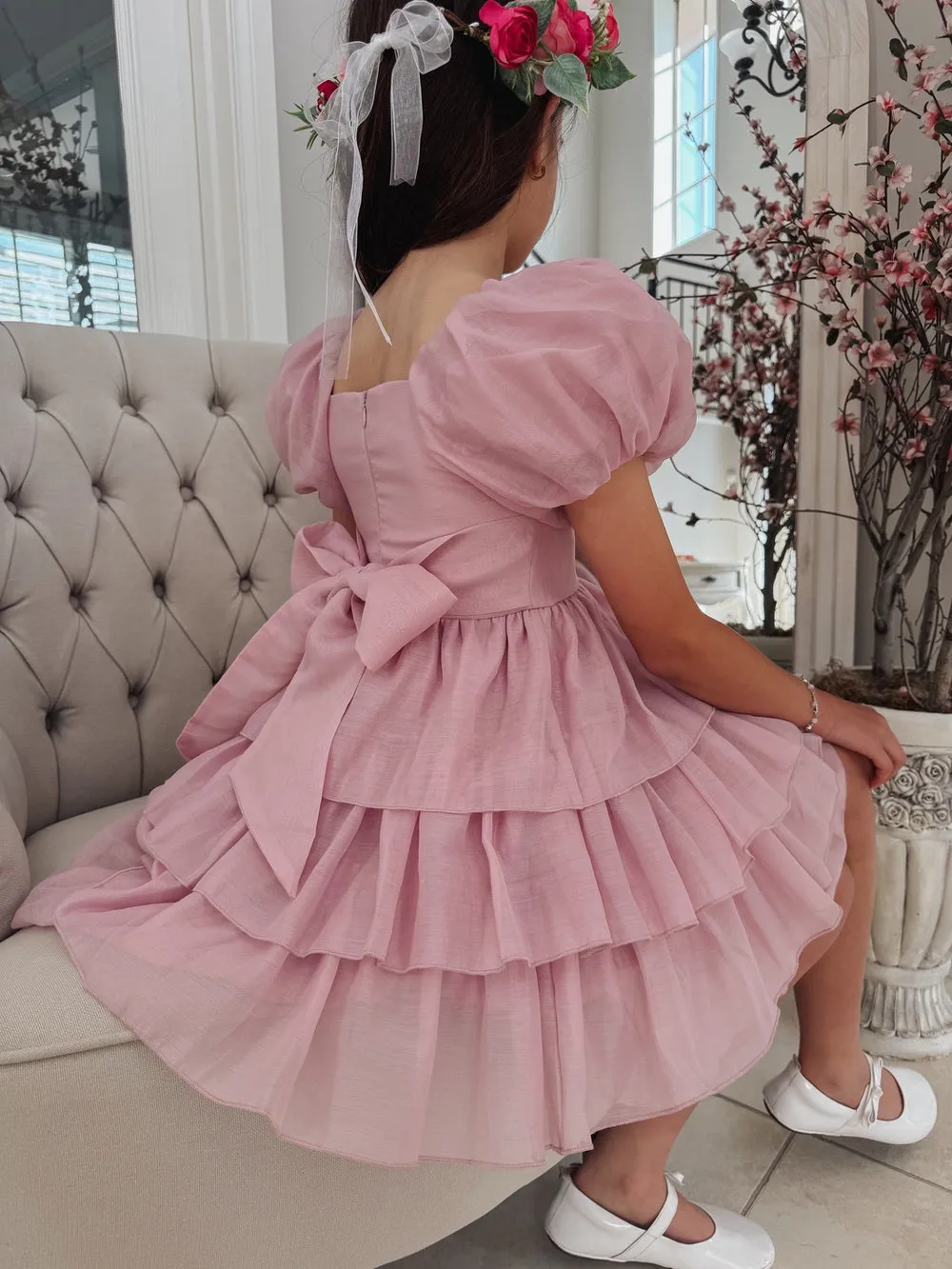 Josie Dusty Pink Girls Dress