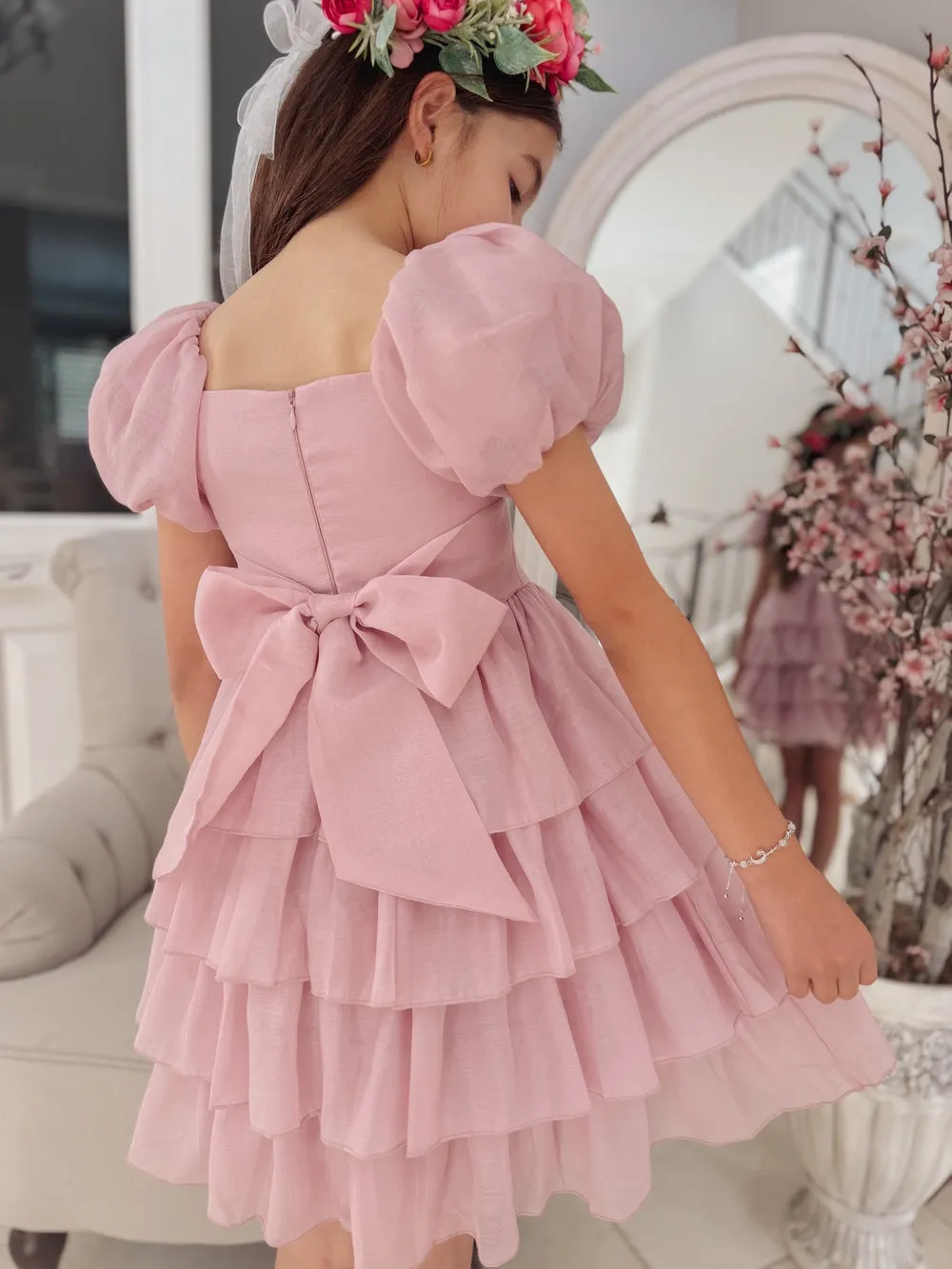Josie Dusty Pink Girls Dress
