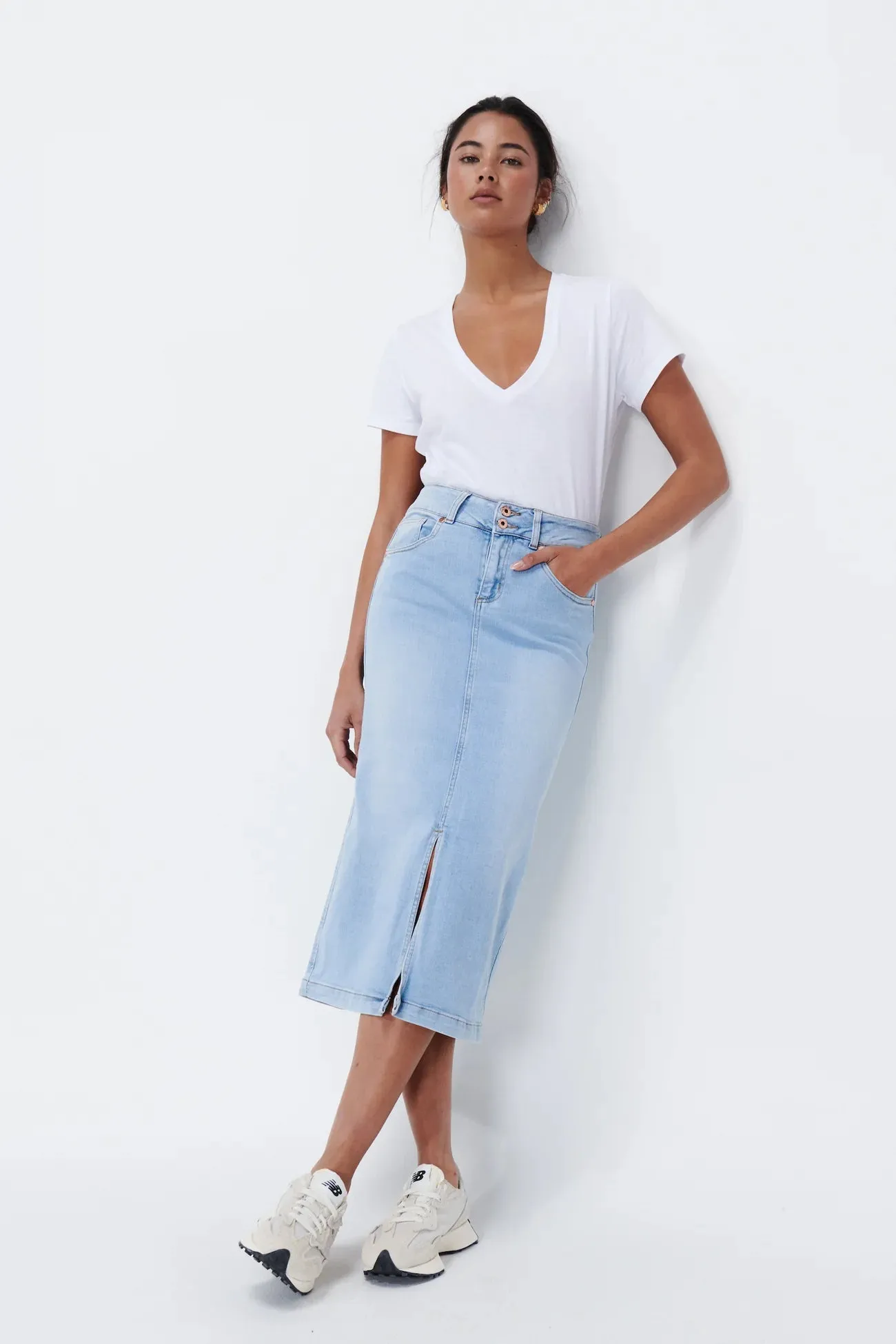 Kate Skirt in Sky Blue