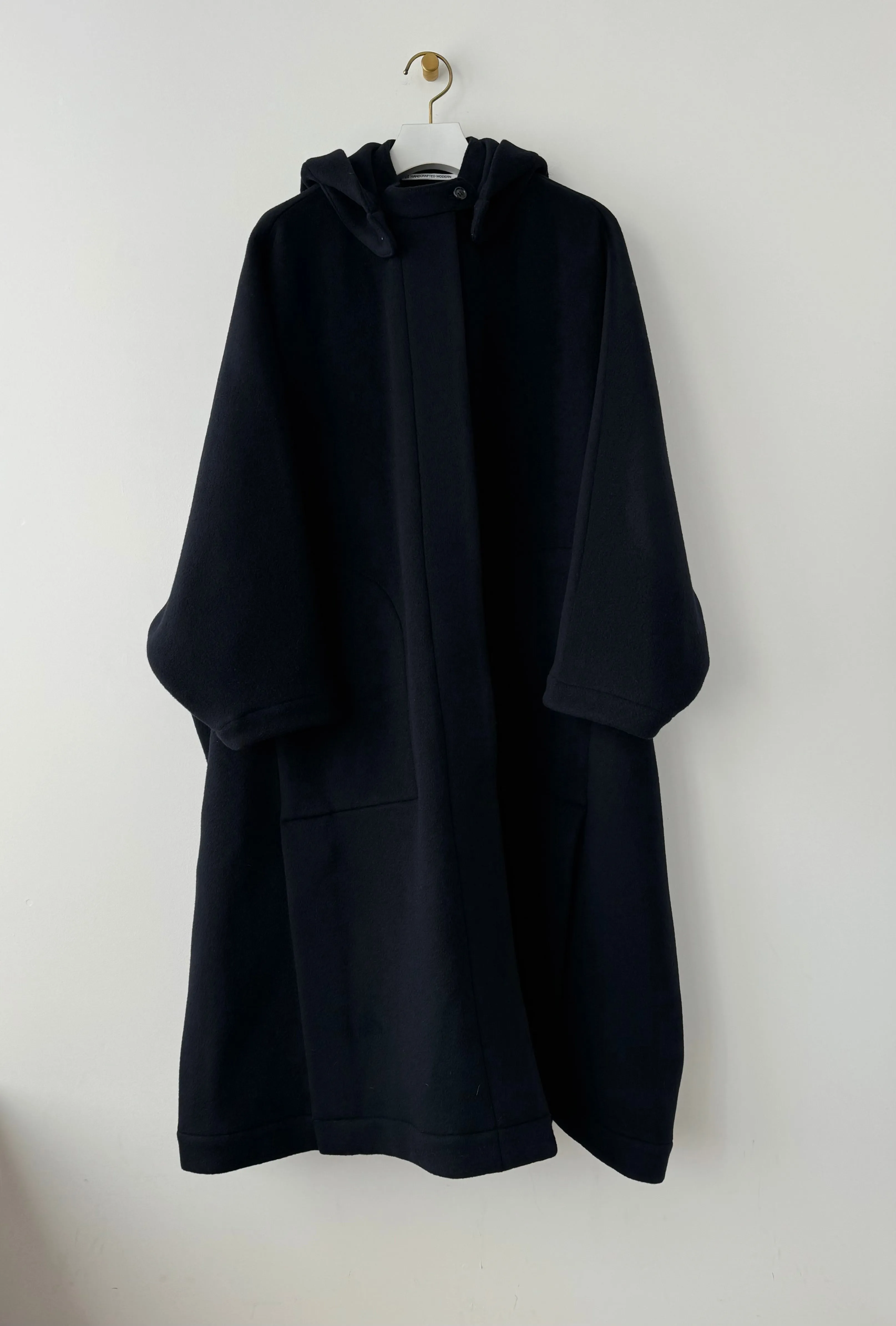 Long cape coat (Navy)