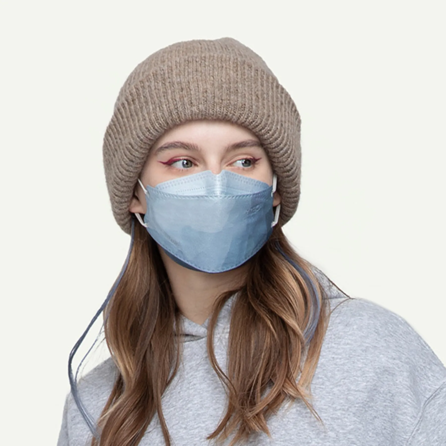 Meo Guard Flat-fold Disposable Face Mask - Misty (10pcs/pack)