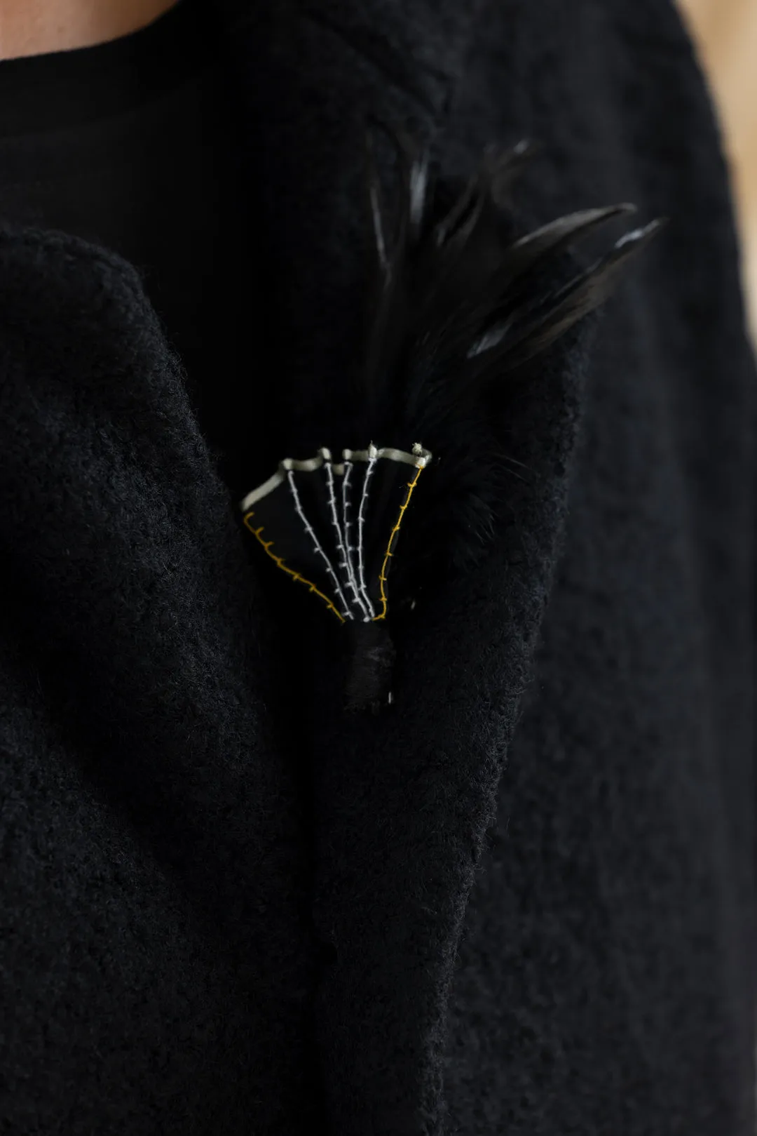 ÜMIT ÜNAL COAT BLACK