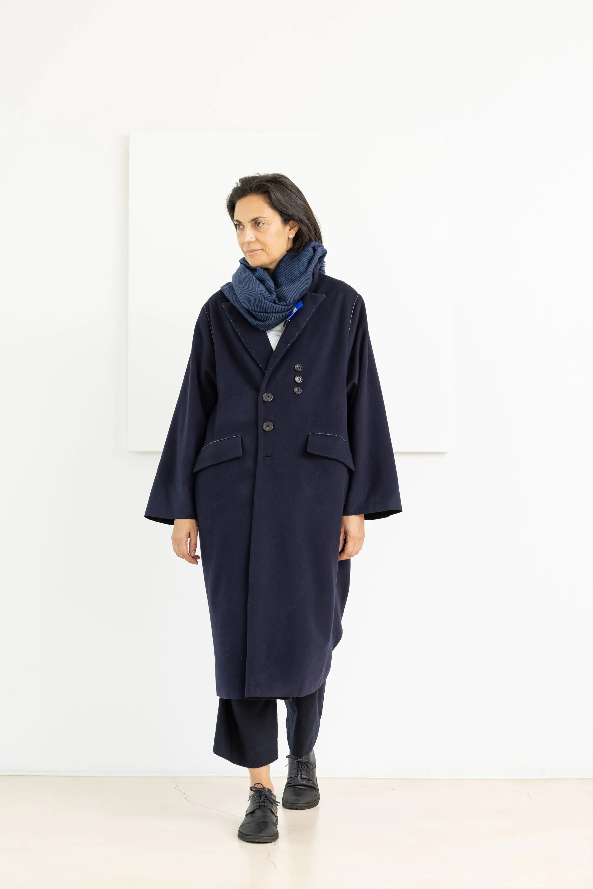 ÜMIT ÜNAL COAT BLUE
