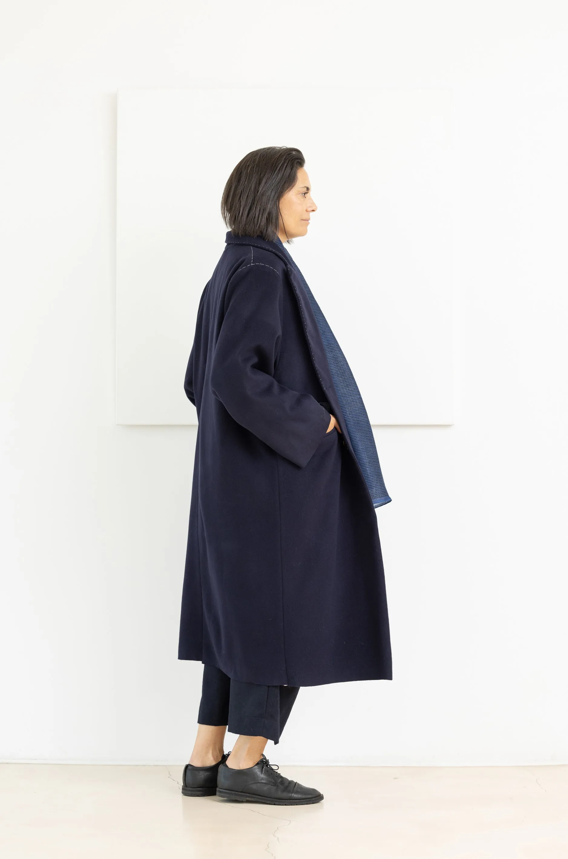 ÜMIT ÜNAL COAT BLUE