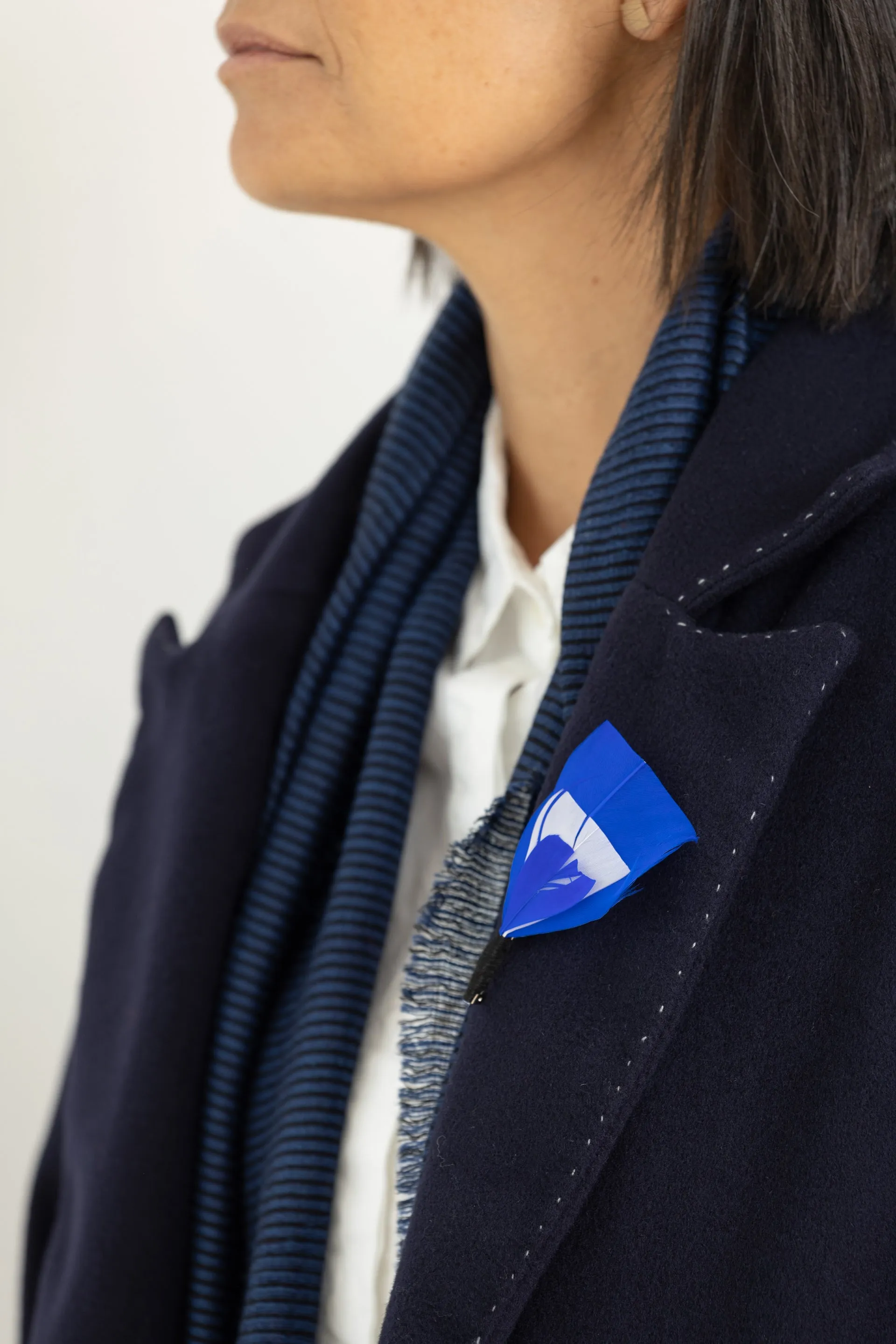 ÜMIT ÜNAL COAT BLUE