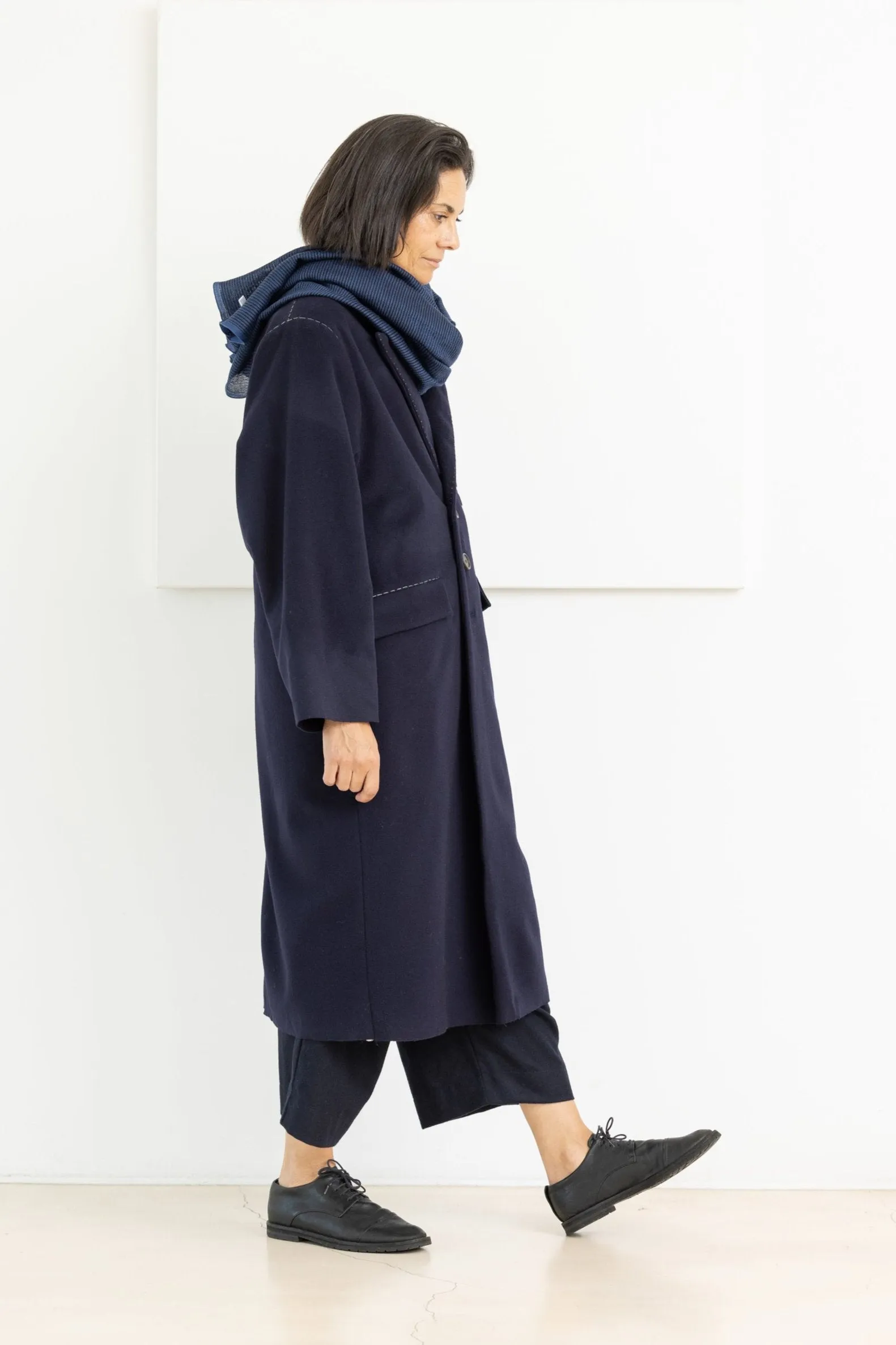 ÜMIT ÜNAL COAT BLUE