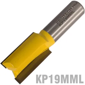 PRO-TECH STRAIGHT BIT 19MM X 32MM CUT 2 FLUTE METRIC 1/2' SHANK KP19MM L