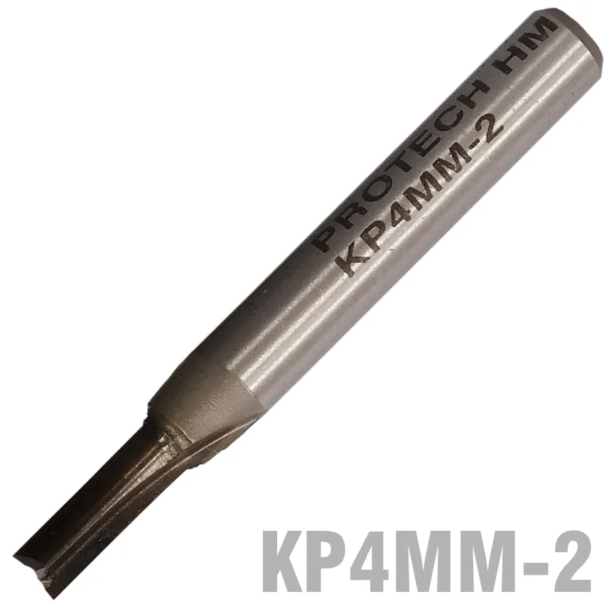 PRO-TECH STRAIGHTBIT 4MM 2 FLUTE SOLID CARB KP4MM-2