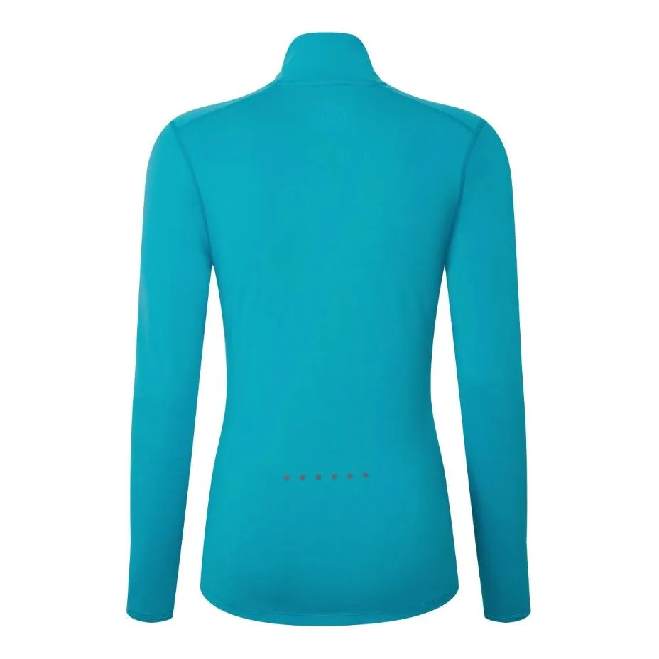 Ronhill Womens Core Thermal ½ Zip Top Azure/Bright White
