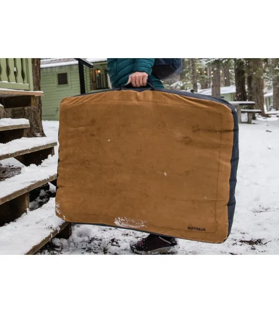 Ruffwear Urban Sprawl™ Two-Sided Soft & Firm Dog Bed With Handle (Trailhead Brown)