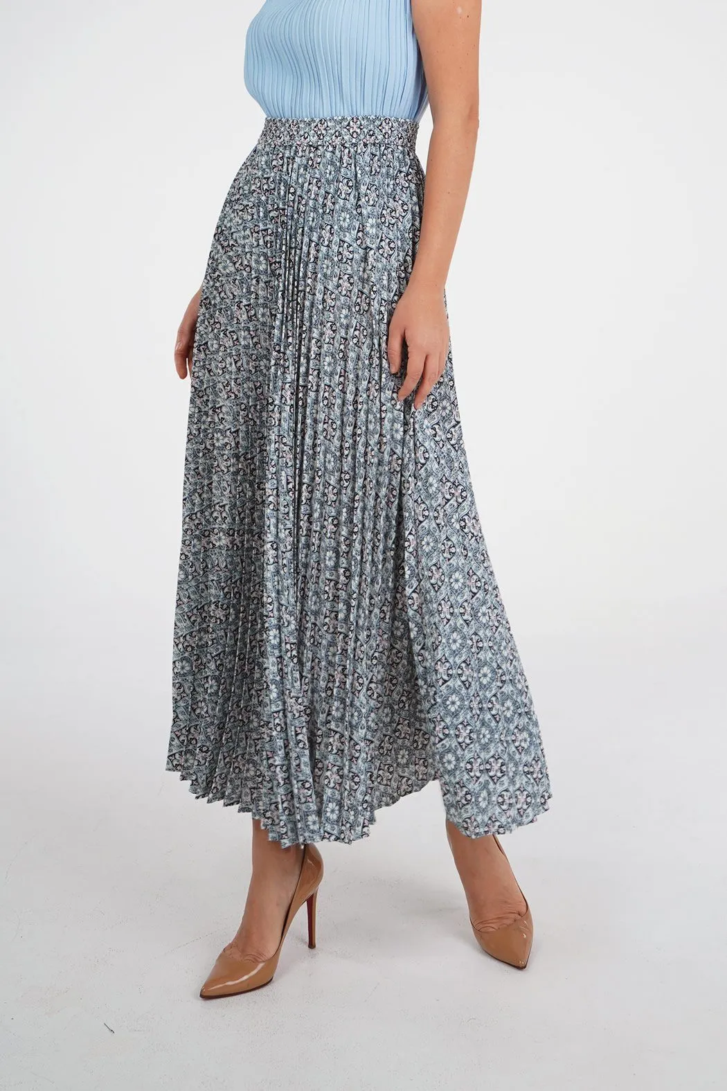 Salenia A-Line Printed Skirt