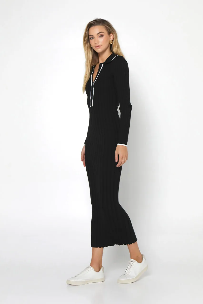 Sarah Knit Dress | Black