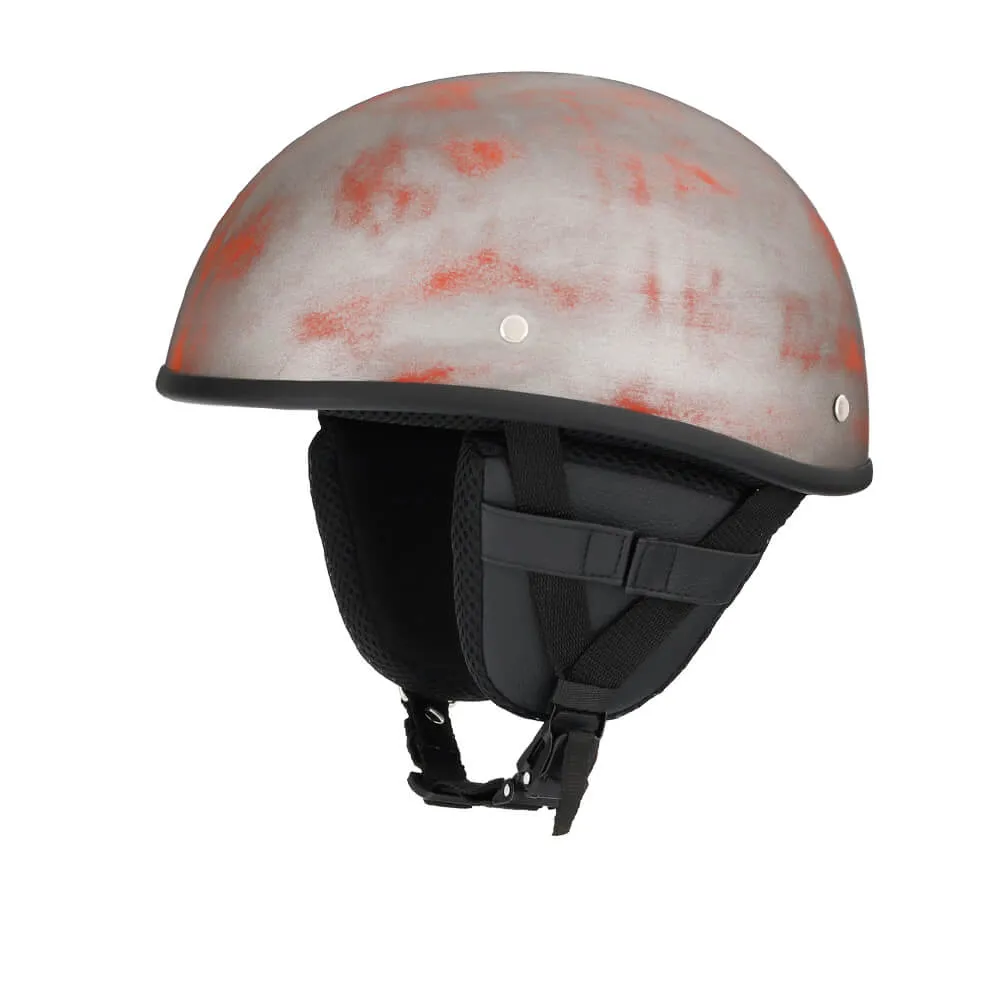Smallest Lightest SOA DOT Beanie Helmet / Rust