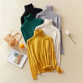 Turtleneck  Women Sweater