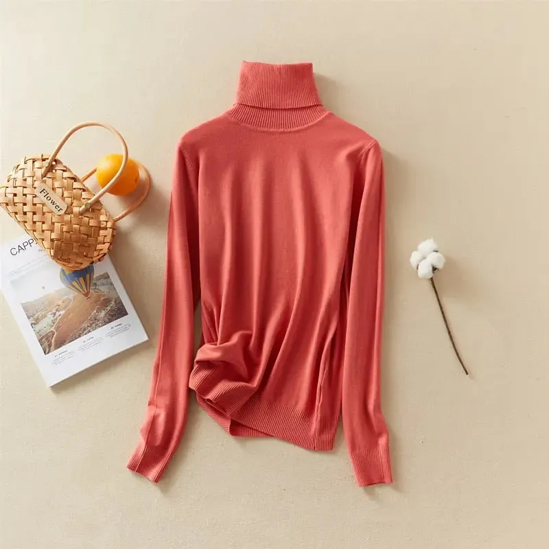 Turtleneck  Women Sweater