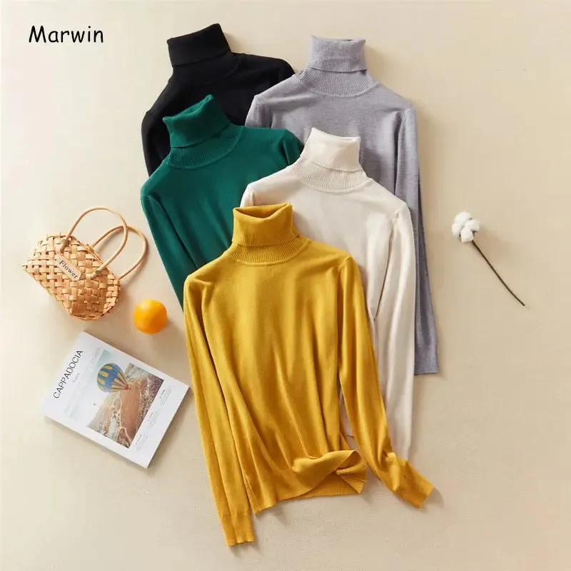 Turtleneck  Women Sweater