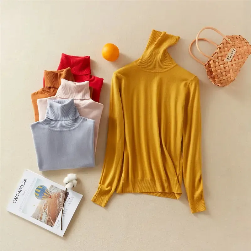 Turtleneck  Women Sweater