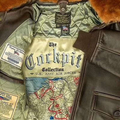U.S. Navy Lambskin G-1 Flight Jacket(Long)