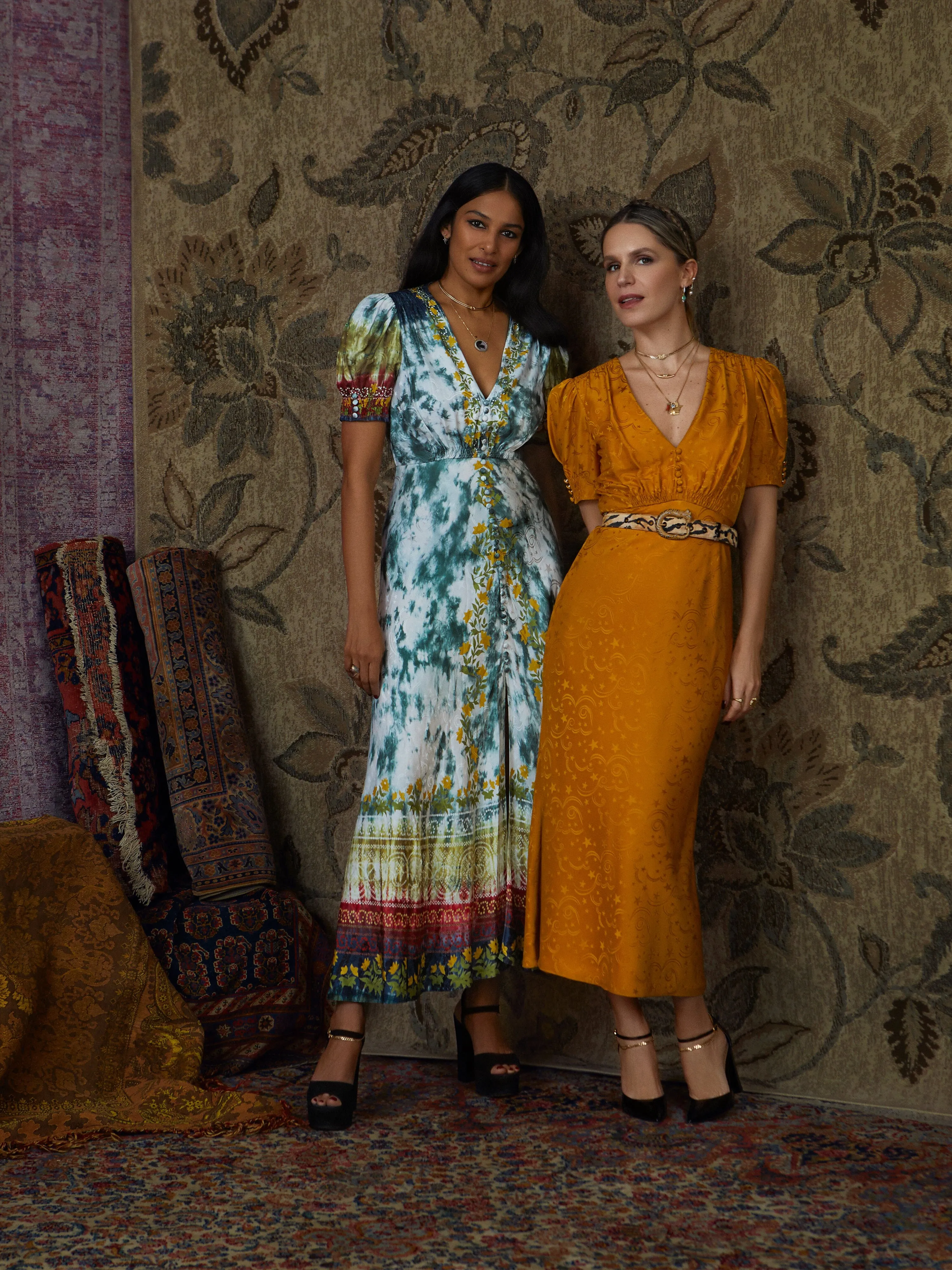 Venyx Lea Long Dress in Tiedye Mala